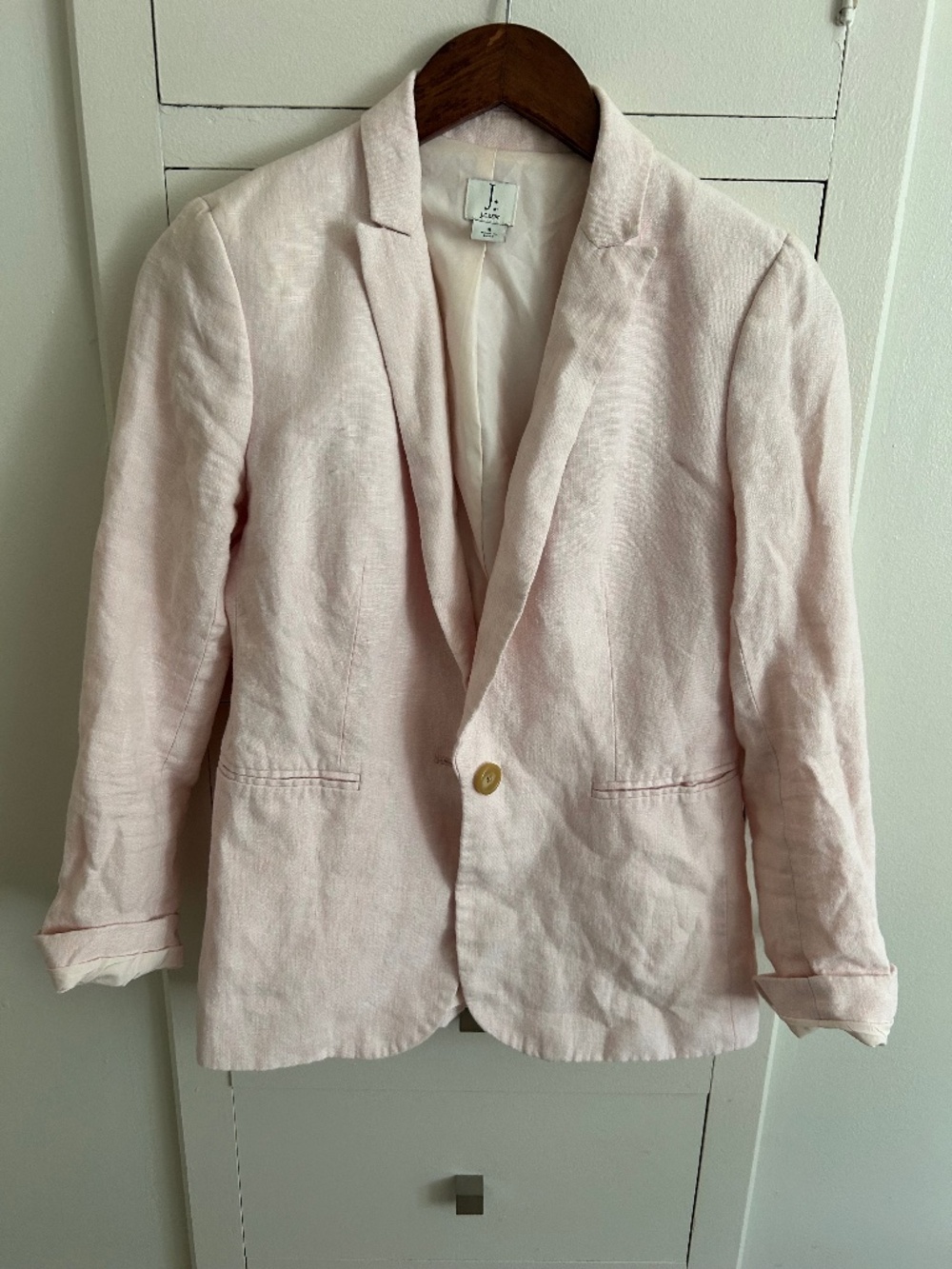 J. Crew linen blazer